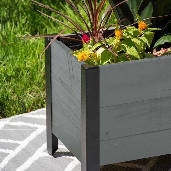 Grapevine Recycled Wood Planter